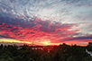 Sunset in the western suburbs of Zemun (Photo: Bane Velimirović)